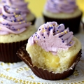 Blueberry Lemon Curd Cupcakes