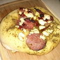 Boursin Cheese and Sun-Dried Tomato Pizza