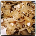 Bow Tie Pesto with Feta Cheese