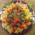 Bow Ties with Sausage and Peppers