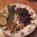 Braised Lamb Shoulder Chops with Tomatoes, Rosemary, and Olives