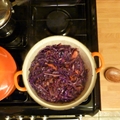 Braised Red Cabbage with Apple