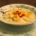 Broccoli and Ham Potato Soup