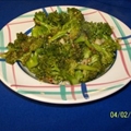 Broccoli with Sauted Garlic and Red Pepper Flakes