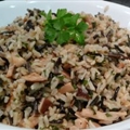 Brown- And Wild-Rice Pilaf with Porcini And Parsley