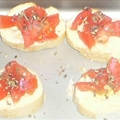 Bruschetta (Garlic Bread with Tomatoes and Basil)