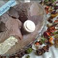Buche de Noel (Yule log cake )