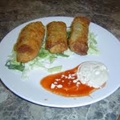 Buffalo Chicken Egg Rolls