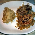 Buttermilk mashed potatoes with shallots
