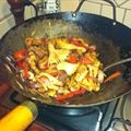 Calamari And Mushroom Stir Fry
