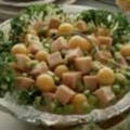 Cantaloupe Turkey Salad Delight