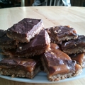 Caramel Pecan Turtle Bars