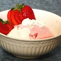Champagne Sorbet with Wild Strawberries