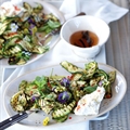 TasteMag: Charred Baby Marrow and Chilli Salad