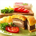 Chavrie Goat Cheese Stuffed Turkey Burgers
