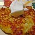 Cheesy Cauliflower Pancakes