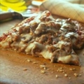 Cheesy Sausage and Mushroom Pizza