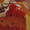 Cherry Chocolate Mousse Pie