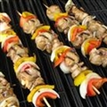 Chicken and Bacon Shish Kabobs