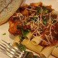 Chicken and Mushrooms in Wine Sauce
