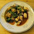 Chicken, Asparagus, and Broccoli Stir-Fry