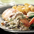 Chicken Breasts with Mushroom Cream Sauce