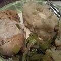Chicken Breasts with Tarragon Cream Sauce - South Beach Phase 1