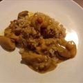 Chicken curry, with Rice
