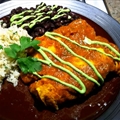 Chicken Enchiladas Suiza (Enchiladas with Creamy Cheese Sauce)