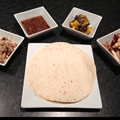 Chicken Fajitas, Grilled Peppers, Salsa, Rice & Beans