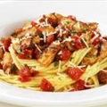 Chicken Fettuccine with Roast Corn