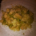 Chicken n Broccoli-Topped Orzo