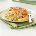 Chicken Potpie With Cheddar Biscuit Topping