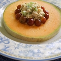 Chicken Salad in Cantaloupe