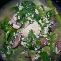 Chicken, Spinach and Egg Herb Soup