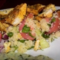 Chicken with Couscous Salad and Yoghurt Pesto