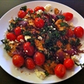 Chicken with Sauteed Tomatoes, Basil and Feta