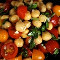 Chickpea and Tomato Salad with Fresh Basil