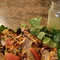 Chili Crusted Grilled Chicken Salad With Lime Cilantro Dressing