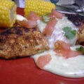 Chili Lime Grilled Chicken with Cheese Sauce