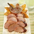 Chili Rubbed Pork Tenderloin With Apricot Ginger Glaze