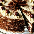 Chocolate And Black Cherry Gateau