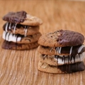 Chocolate Dipped Macadamia Nut Shortbread Cookies