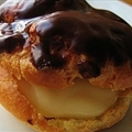 Chocolate Eclairs with Custard Filling