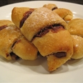 Chocolate Hazelnut Crescents