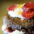 Chocolate Strawberry Shortcake Cupcakes (Vegan)