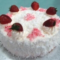 Coconut Strawberry Cake