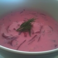Cold refreshing Beetroot Soup