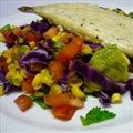 Corn and avocado salsa