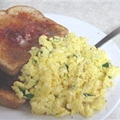 Cream Cheese And Chive Scrambled Eggs